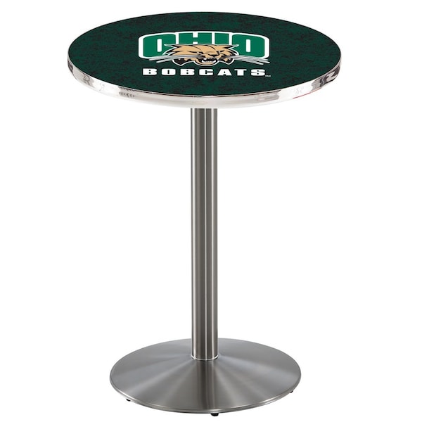 42" Stainless Steel Ohio University Pub Table